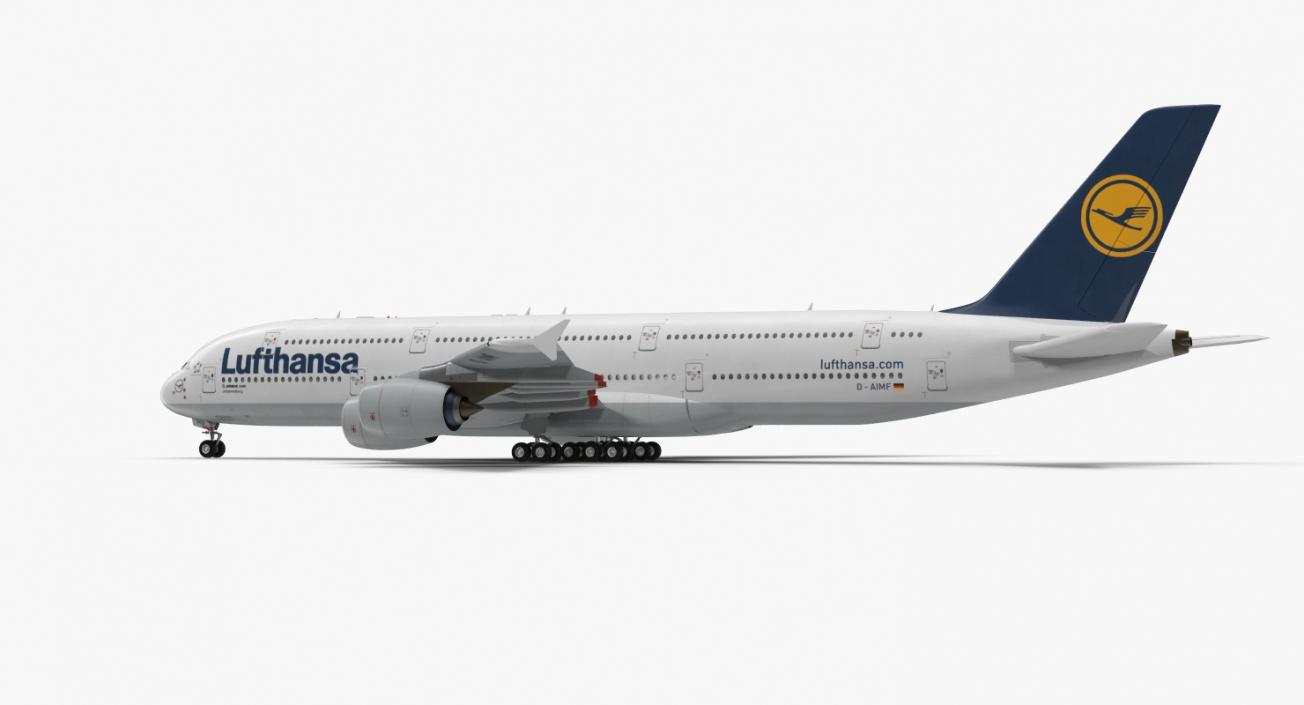 Airbus A380-1000 Air France 3D